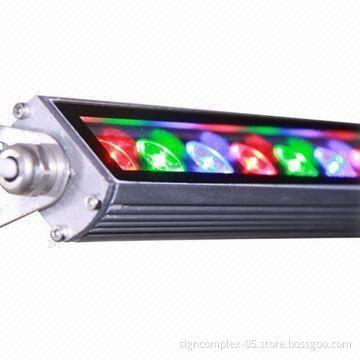 LED Wall Washer with Nicely Treated Die-cast 6063 Aluminum Alloy Housing and Pure Spectrum and No UV